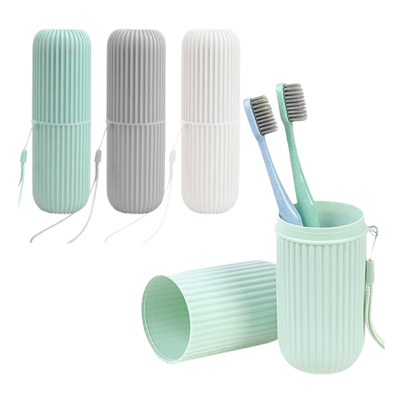 Picture of Portable Toothbrush & Toothpaste Holder Storage Box (Random) - brush holder 1 Piece