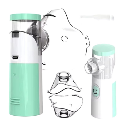 Picture of Silent Mesh Nebulizer Handheld Asthma Inhaler Atomizer for Kids Adult Health Care Mini Portable Humidifier