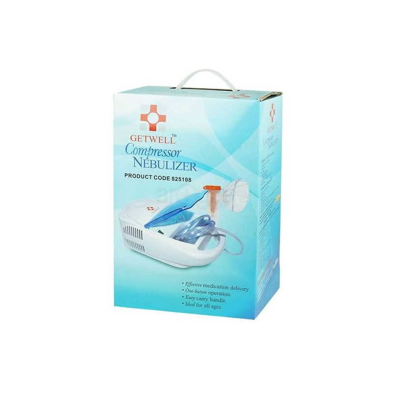 Picture of Getwell Portable Compressor Nebulizer Machine for Child & Adults Nebulization