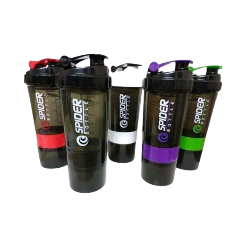 Picture of Water Bottle  Cups Sports Cup Portable 500ml Removable Three Protein Powders