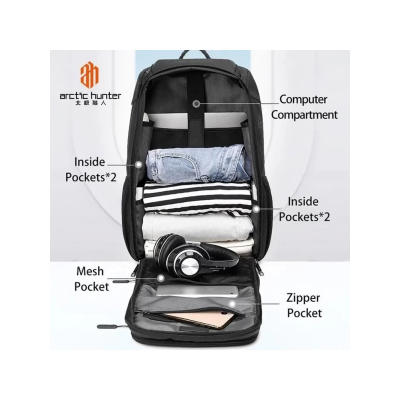 Picture of ARCTIC HUNTER B00461 MULTI-FUNCTIONAL LAPTOP BUSINESS TRAVEL Bag