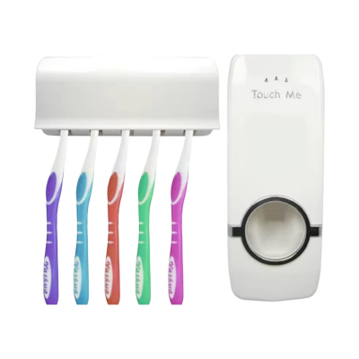 Picture of Automatic Toothpaste Dispenser with Toothbrush Holders