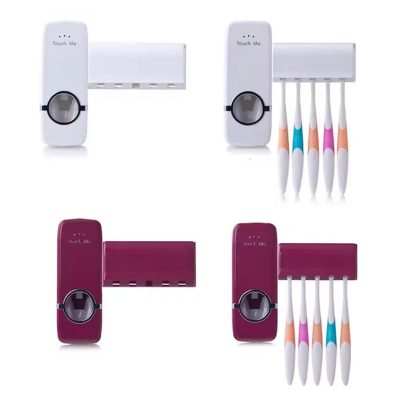 Picture of Automatic Toothpaste Dispenser with Toothbrush Holders