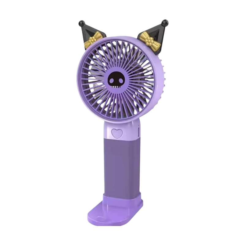 Picture of New Cinnamoroll Kuromi Anime Kawaii Sanrio Handheld Fan Cute My Melody Usb Charging Fan Two-Speed Wind Toys for Kids