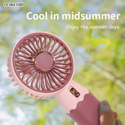Picture of USB Rechargeable Desktop Fans Cute Mini Portable Fan for Office Study Outdoors Home Table USB Battery Charge 5v