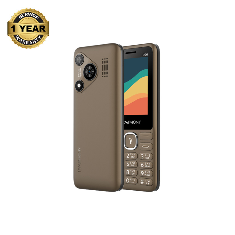Picture of Symphony D90 Feature Phone with Digital Camera and 1500 mAh Battery, Multicolor (Best Price)