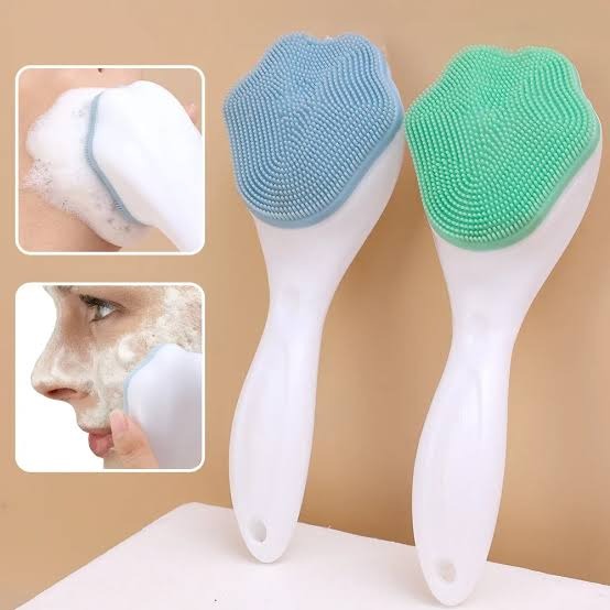 Picture of Face Scrubber Brush Silicone Facial Cleansing Brush Face Wash Brush (Pack of 1)
