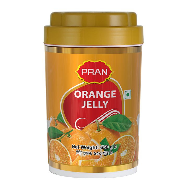 Picture of PRAN Orange jelly 650 gm plastic jar