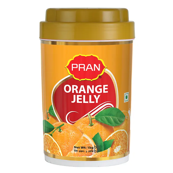 Picture of PRAN Orange jelly 900gm plastic jar