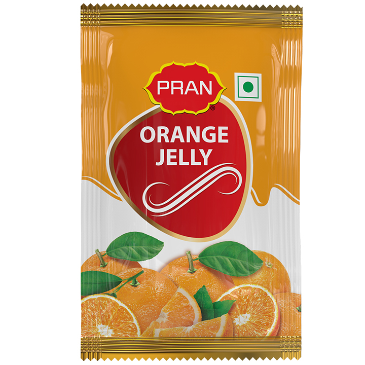 Picture of PRAN Orange Jelly 12gX10PcsX30 Pouch