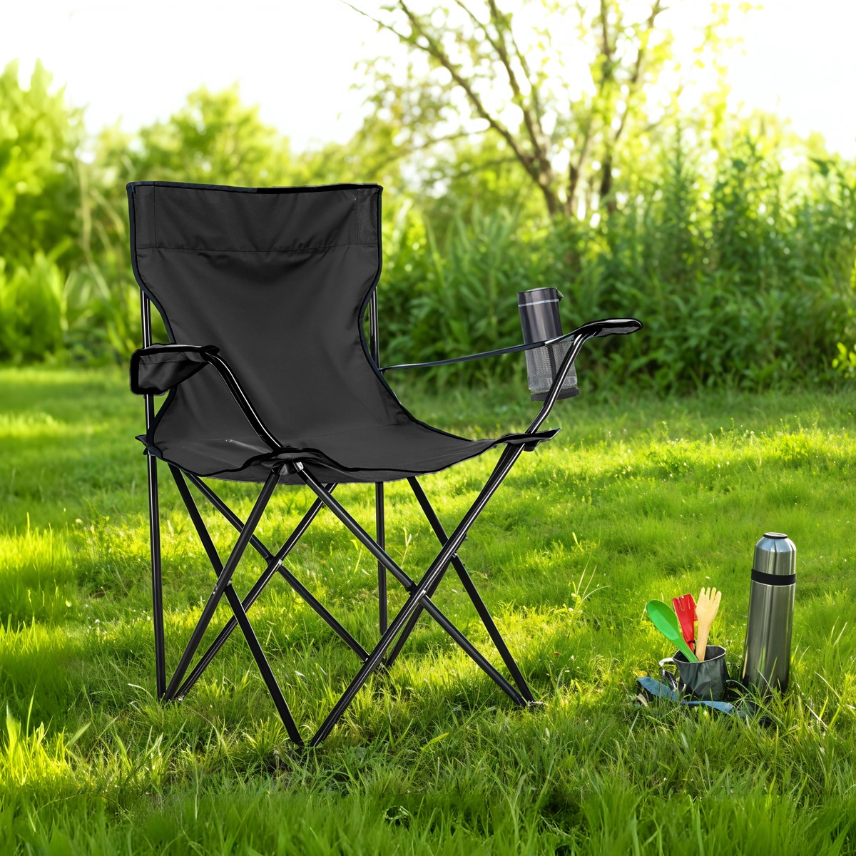 Buy regal-folding-camp-chair-201-2-1-66-metal best price in Bangladesh 