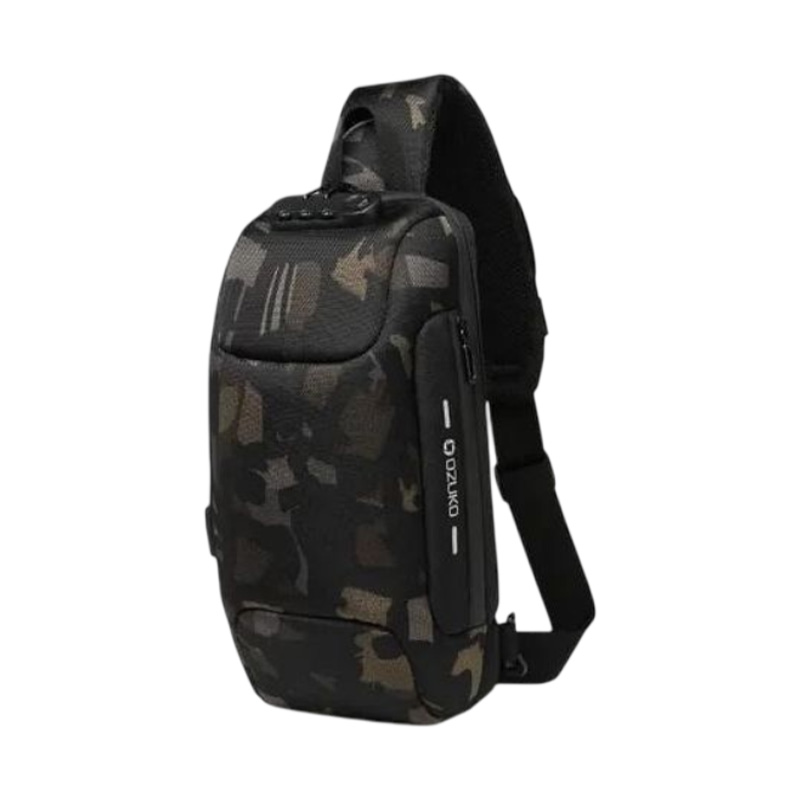 Picture of Ozuko 9585 Crossbody Bag With Camera Tripod Storage