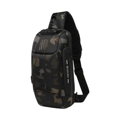 Picture of Ozuko 9585 Crossbody Bag With Camera Tripod Storage