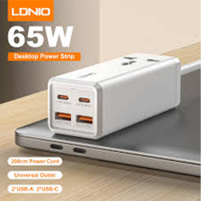 Picture of LDNIO SC1418 65W PD Desktop Power Strip with Power Socket