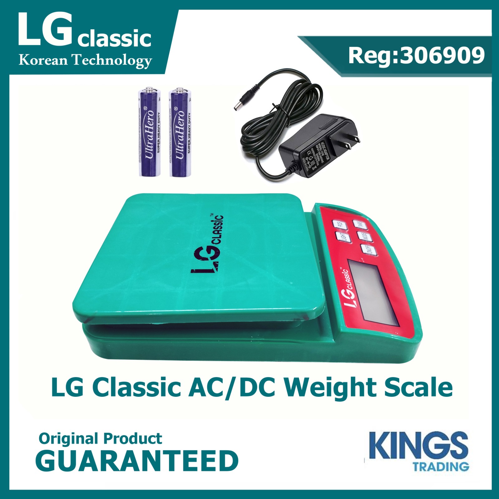 Picture of LG Classic Digital Kitchen Weight Scale Up to 5Kg Model LG5KG