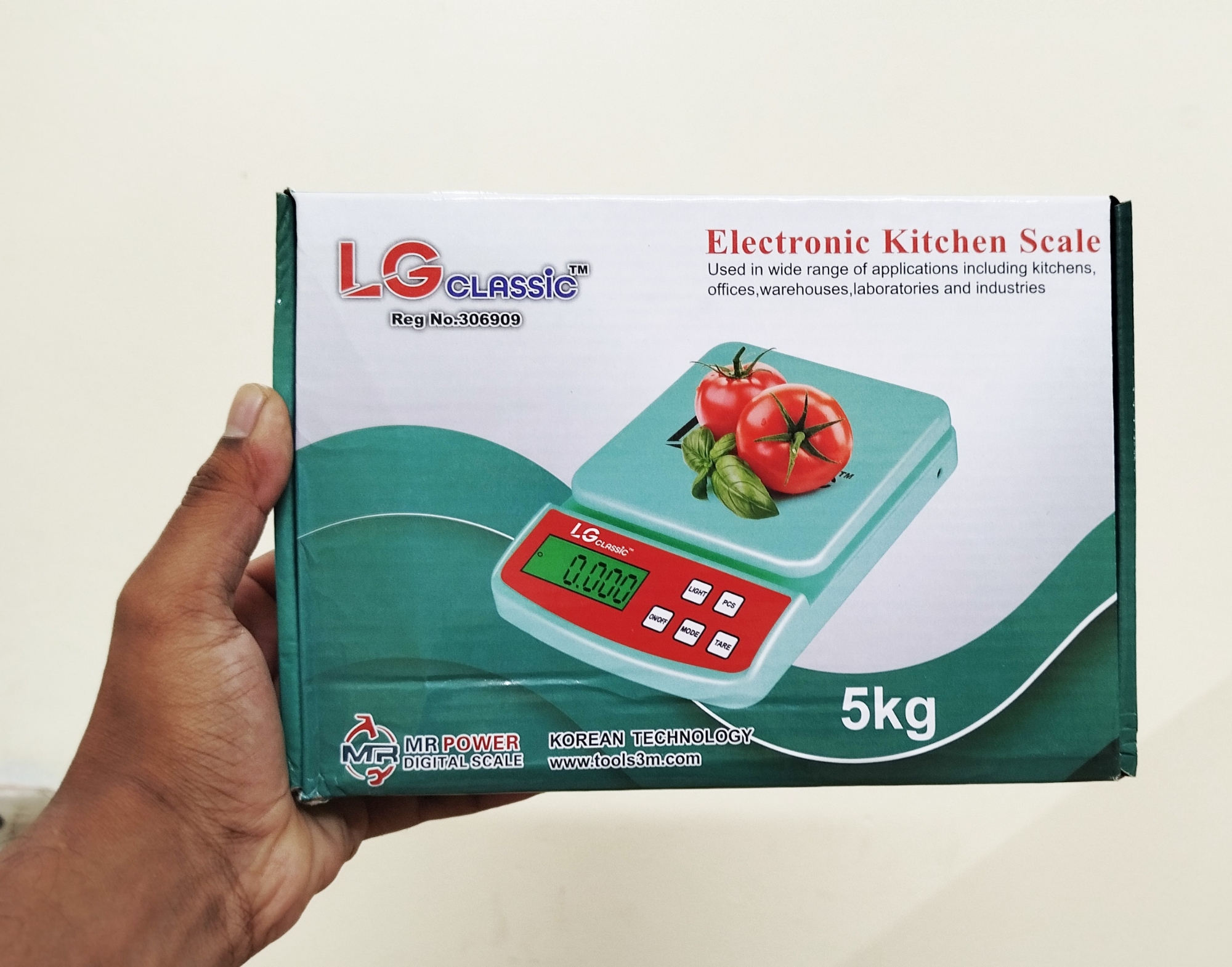 Picture of LG Classic Digital Kitchen Weight Scale Up to 5Kg Model LG5KG