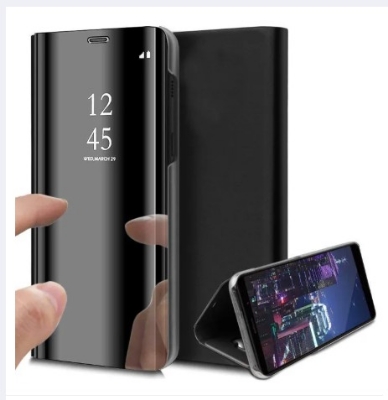 Picture of Samsung Galaxy J7 2016 - Clear View Case Flip Standing Cover Auto Lock Mirror Case