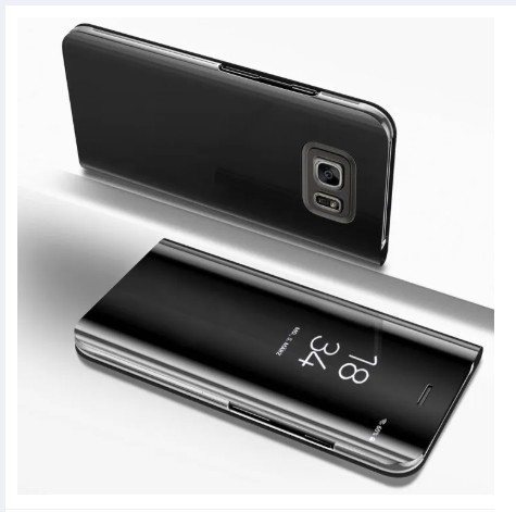 Picture of Samsung Galaxy S6  - Clear View Case Flip Standing Cover Auto Lock Mirror Case
