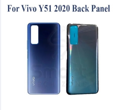 Picture of Vivo Y31 / Y51 2020 Back Panel/Backshell/ Casing + Without Camera Lens + Side Buttons With Logo