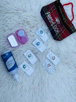 Picture of Freshlook contact lens full set combo packed chose by any color 3piar contact lens