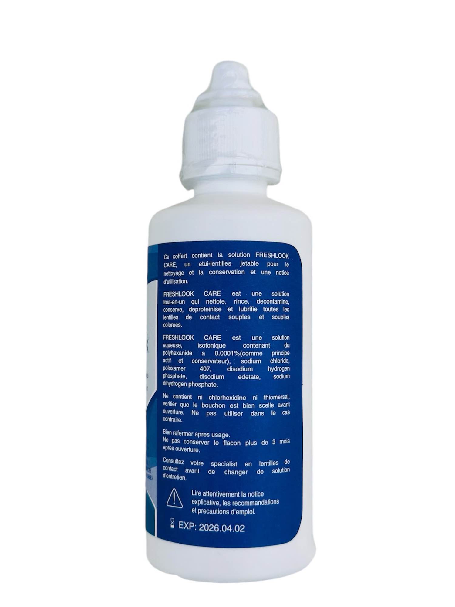 Picture of Freshlook contac lens solution 150ml contac lens water lens solution