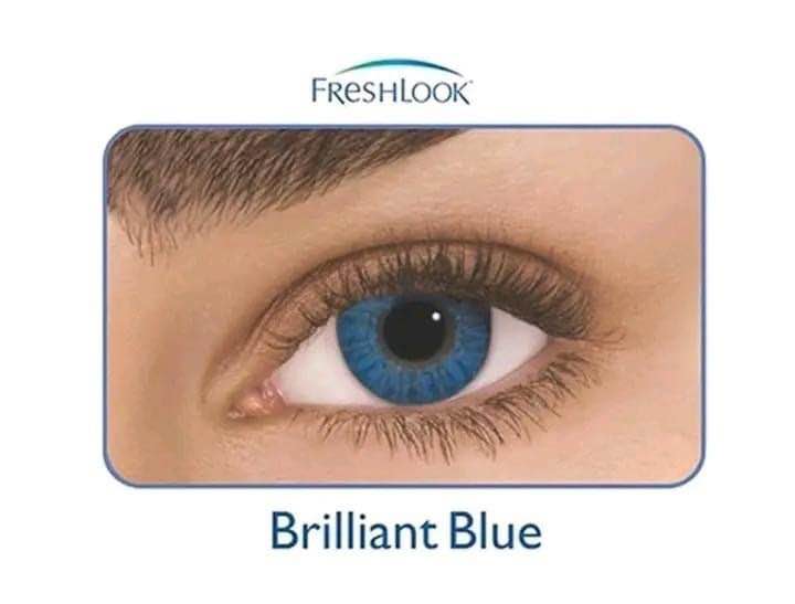 Picture of Brilliant blue freshlook contact lens full set
