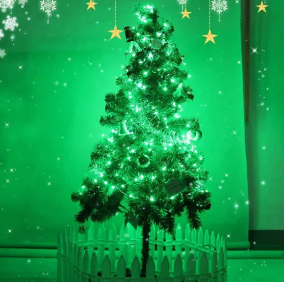 Picture of Led Waterproof 8 Mode Copper String Fairy Decoration Light 10M 100Led Direct Plug in for Diwali and Other Decorations (Green) - Room Decoration Light