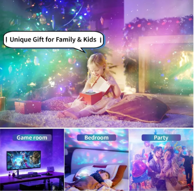 Picture of Star Projector Galaxy Light Projector with Remote & Bluetooth Speaker, Multiple Colors Dynamic Projections Night Light Projector for Kids Adults Bedroom, Space Lights for Bedroom Decor Aesthetic