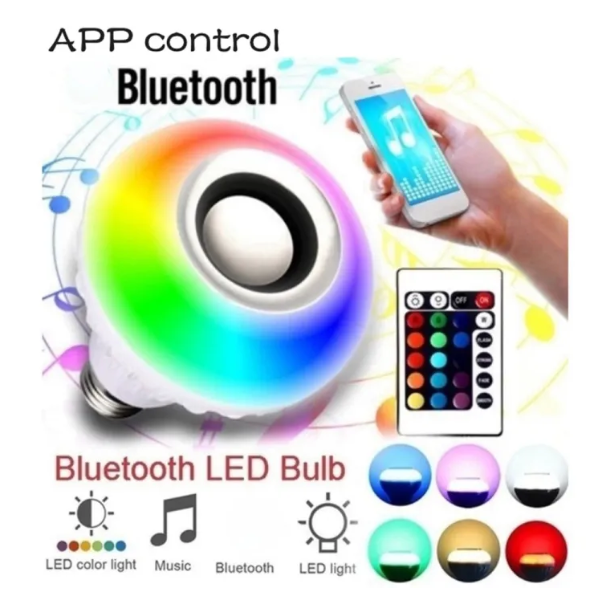 Picture of Blub Smart E27 RGB & White Bluetooth Speaker LED Bulb