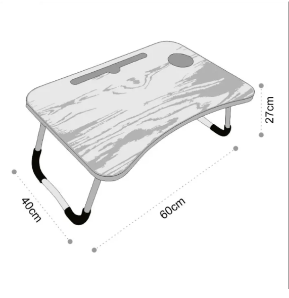 Picture of Multi-Function Folding waterprof printing Laptop Desk with Removable Stand