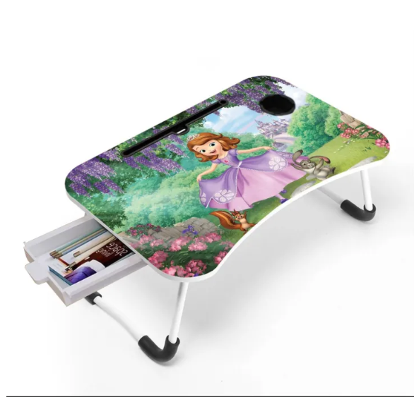 Picture of Multi-Function Folding waterprof printing Laptop Desk with Removable Stand