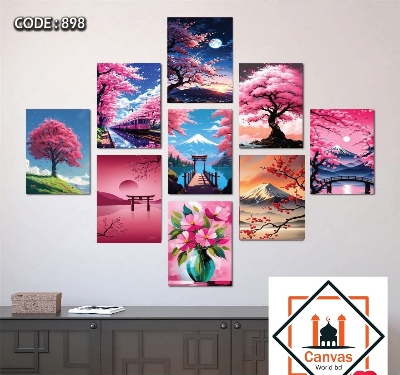 Picture of 9-Piece Unique Design Wallmate Home Decoration PVC Poster Combo Set