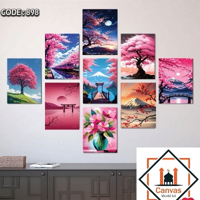 Picture of 9-Piece Unique Design Wallmate Home Decoration PVC Poster Combo Set