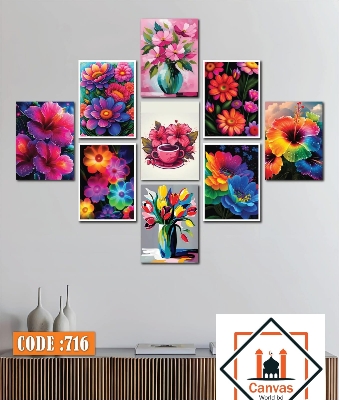 Picture of 9-Piece Unique Design Wallmate Home Decoration PVC Poster Combo Set