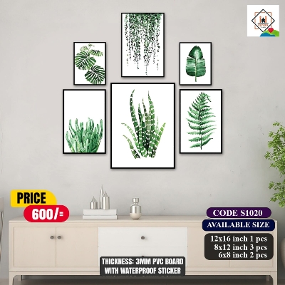 Picture of Premium PVC & HD Sticker Wallmate Set – 6pcs Combo