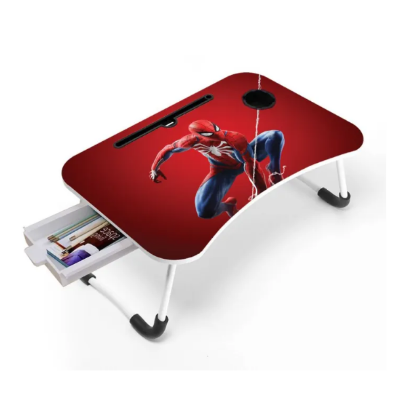 Picture of Multi-Function Folding Waterproof Printing Laptop Desk with drawar