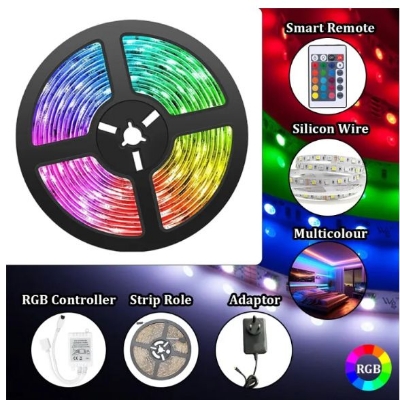 Picture of Waterproof RGB Remote Control Color Changing LED Strip Light – Fita Light for Decoration
