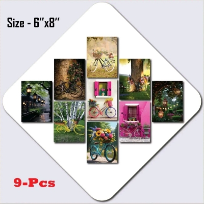 Picture of 9-Piece Unique Design Wallmate Home Decoration PVC Poster Combo Set
