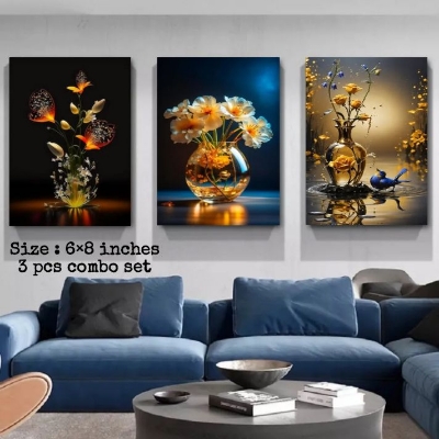 Picture of 3 pcs Most Unique Combo Wallmate Set – Perfect for Home & Office Wall Decoration