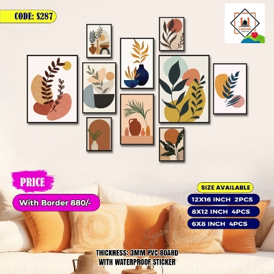 Picture of 10 pes Most Unique Combo Wallmate Set – Perfect for Home & Office Wall Decoration