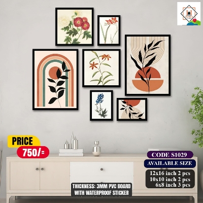 Picture of 7 pcs Most Unique Combo Wallmate Set – Perfect for Home & Office Wall Decoration