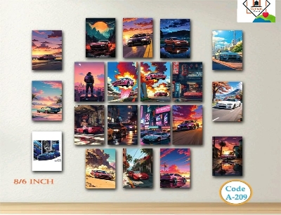 Picture of 20pcs Unique Design Wallmate Combo Set – Perfect for Home & Office Wall Decoration