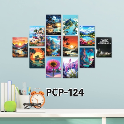 Picture of 12 pes Most Unique Combo Wallmate Set – Perfect for Home & Office Wall Decoration