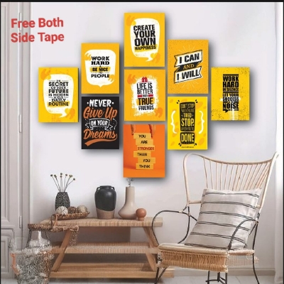 Picture of 9-Piece Unique Design Wallmate Home Decoration PVC Poster Combo Set