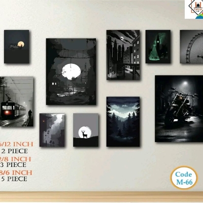 Picture of 10pcs Unique Design Wallmate Combo Set – Perfect for Home & Office Wall Decoration