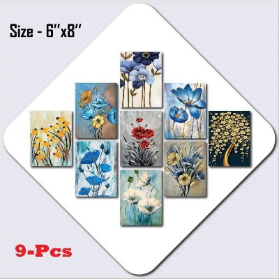 Picture of 9pcs Unique Design Wallmate Combo Set – Perfect for Home & Office Wall Decoration