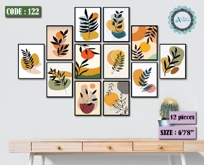 Picture of 12 pcs Most Unique Combo Wallmate Set – Perfect for Home & Office Wall Decoration