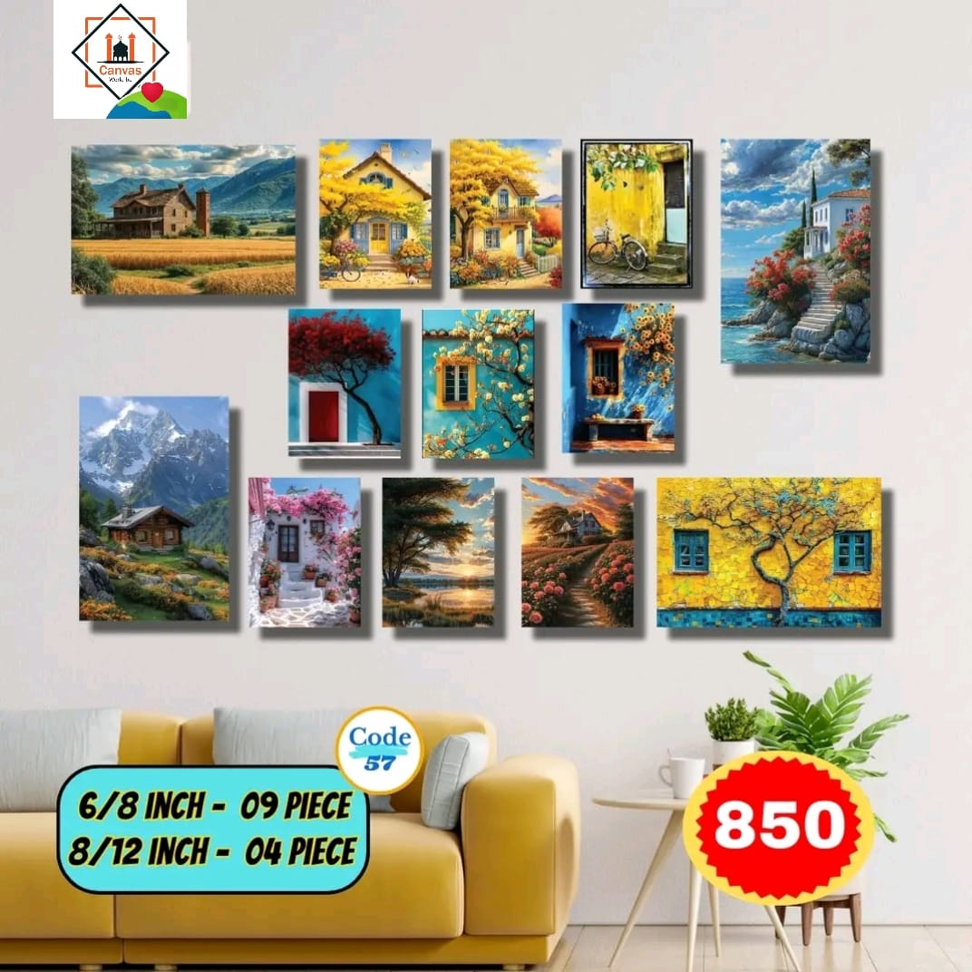 Picture of 13 pcs Most Unique Combo Wallmate Set – Perfect for Home & Office Wall Decoration