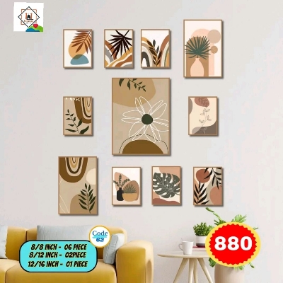 Picture of 9 pcs Most Unique Combo Wallmate Set – Perfect for Home & Office Wall Decoration