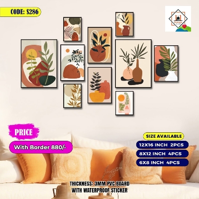 Picture of 10 pcs Most Unique Combo Wallmate Set – Perfect for Home & Office Wall Decoration